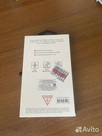 Силиконовый чехол Guess iPhone 12 mini