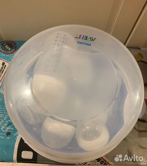 Бутылочки авент со стерилизатором