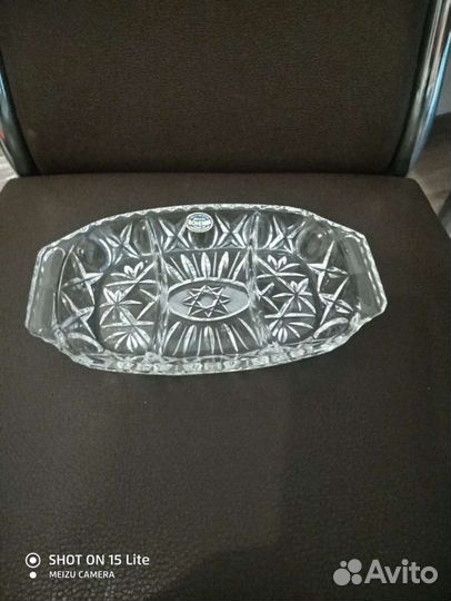 Менажница хрустальная Богемия