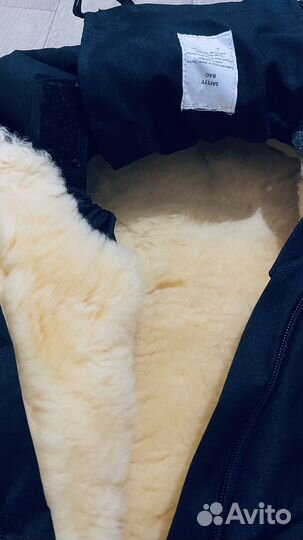 Меховой конверт kaiser в коляску овчина