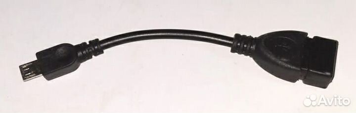 Кабель OTG microUSB новый