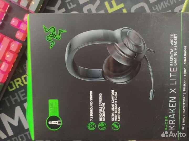 Наушники razer kraken x lite