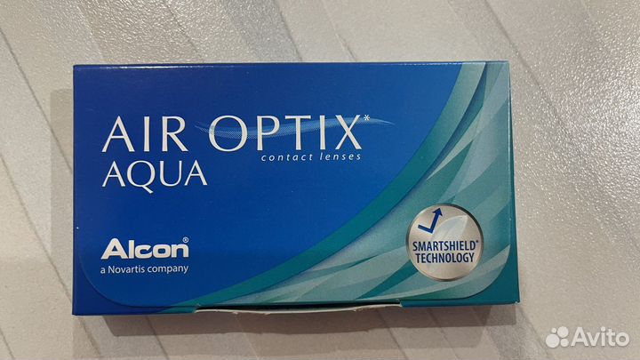 Линзы контактные air optix aqua -9,00