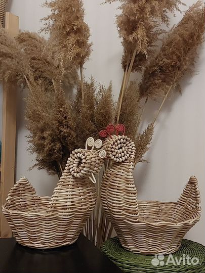 Курочки плетёные