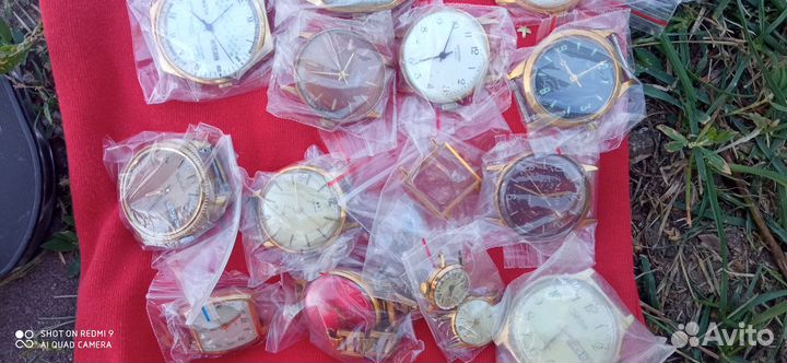 Часы СССР позолота