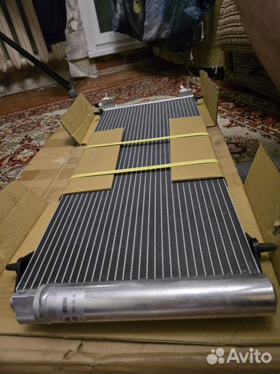 Радиатор (конденсатор) кондиционера Пежо 407