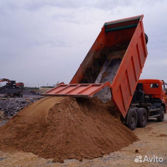 Песок щебень гравий пгс отсев