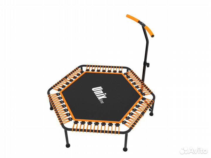 Батут спортивный unix Line fitness Orange (125 см)