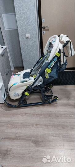 Санки коляска nika