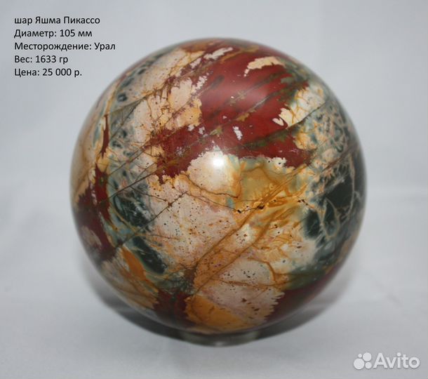 Яшма. Шары из натурального камня