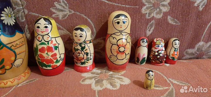 Матрешка деревянная СССР