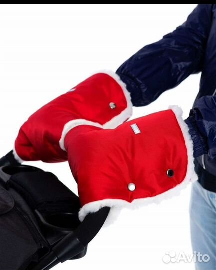 Муфта для рук на коляску из овчины