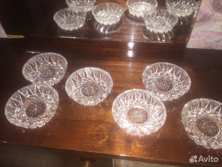 Салатник конфетница хрусталь