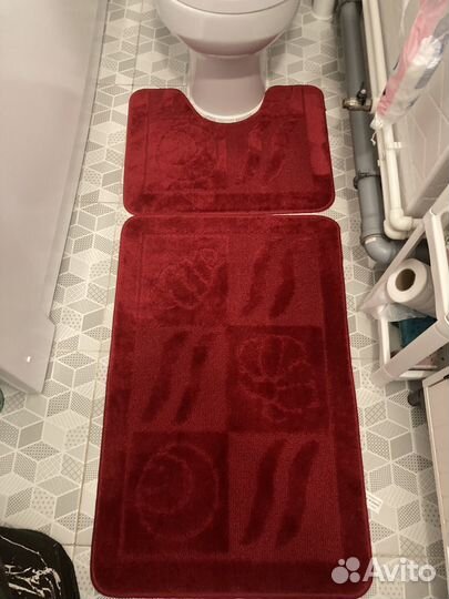 Коврики для ванны набор