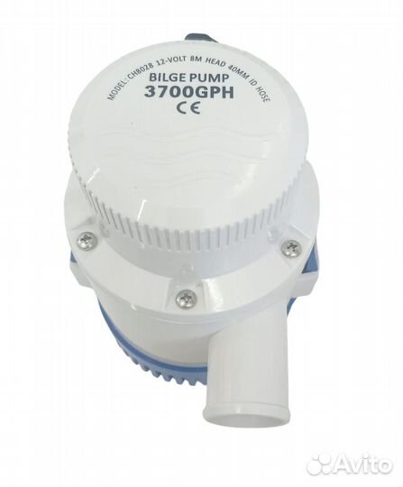 Помпа осушительная 12V, 3700GPH