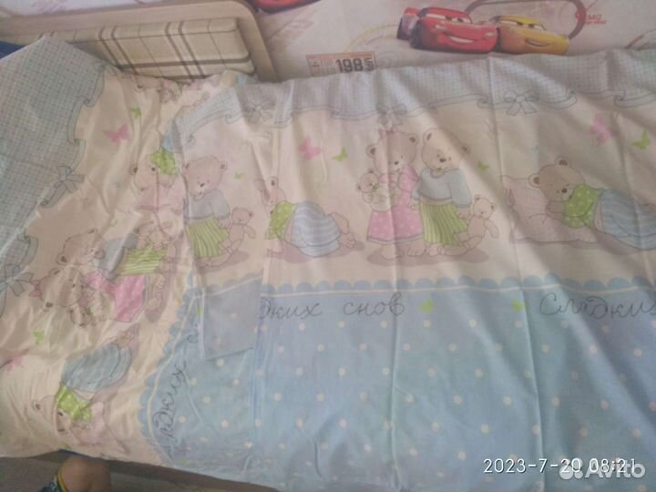 Детское теплое одеяло и постельное