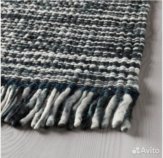 Ковер икеа копенгаген, темно-серый, 2.4 х 1.7 м