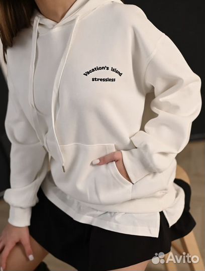 Молочное худи
