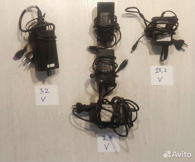 Блоки питания 5, 6, 6,5, 7,5, 9, 12, 24, 32v