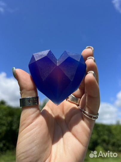 Фигурное мыло ручной работы сердце