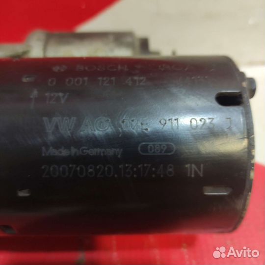 Стартер volkswagen touran 1.4