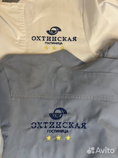 Вышивка на одежде логотипов, брендирование