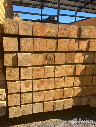 Доска обрезная 40х100х6000мм ГОСТ