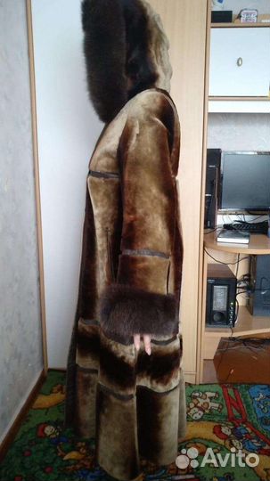 Шуба с капюшоном