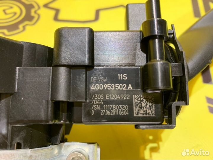 Подрулевой переключатель дворников Audi A6 4G2