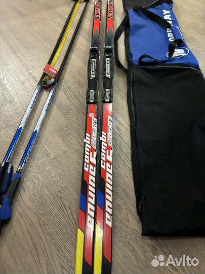 Беговые лыжи salomon equipe 6 combi 196