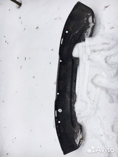 Юбка заднего бампера тигуан 1 рестайлинг