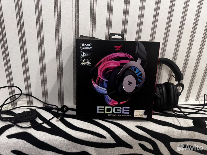 Игровые наушники с микрофоном edge gaming
