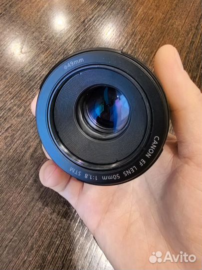 Объектив Canon 50mm 1.8 stm