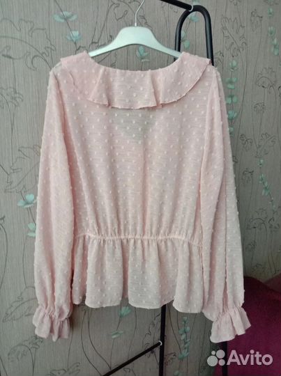 Блузка с рюшами нарядная New Look 46 размер