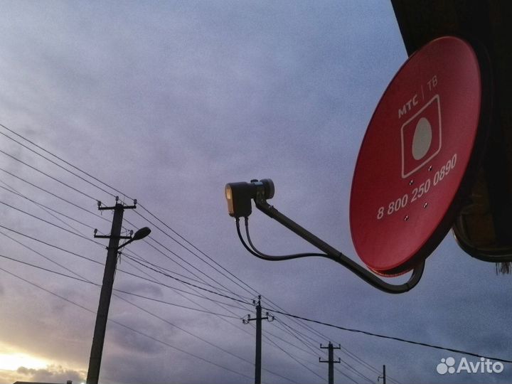 Установка, настройка спутникового тв МТС