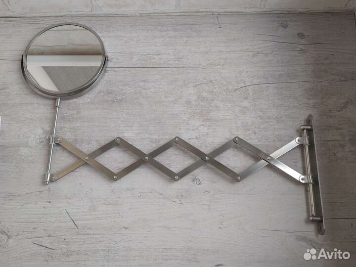 Зеркало круглое раздвижное настенное, IKEA Frack