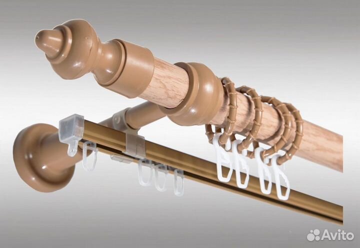 Карнизы, Гардины круглые для штор (новые)