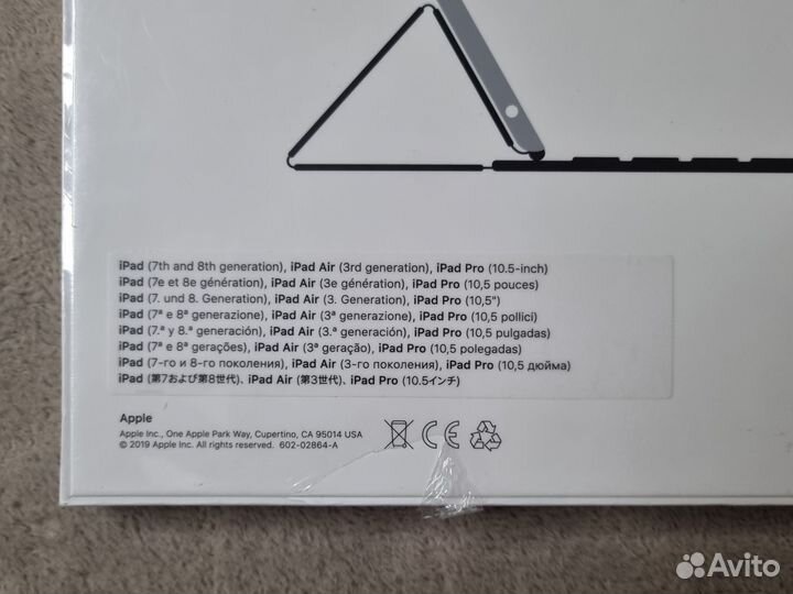 Apple Magic Keyboard для iPad 7-9, Air 3, Pro 10.5