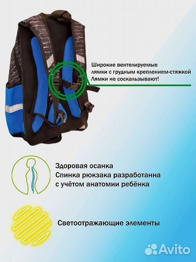 Рюкзак школьный для мальчика