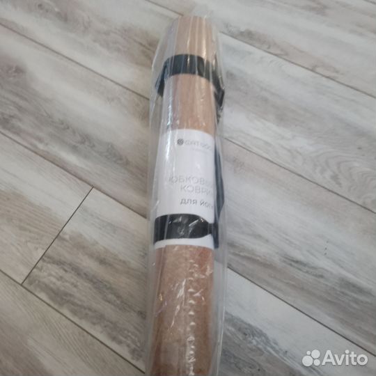 Коврик для йоги пробковый