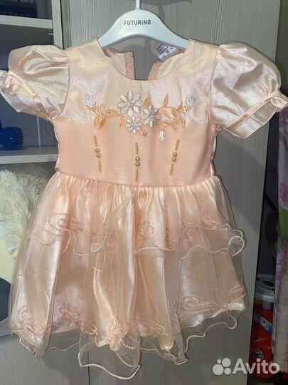 Платье для девочки 92