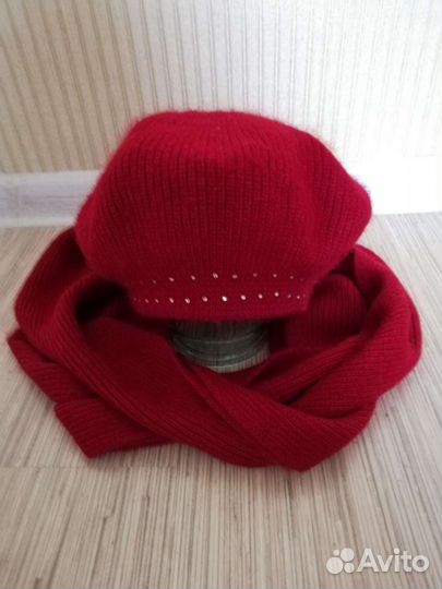 Берет +шарф