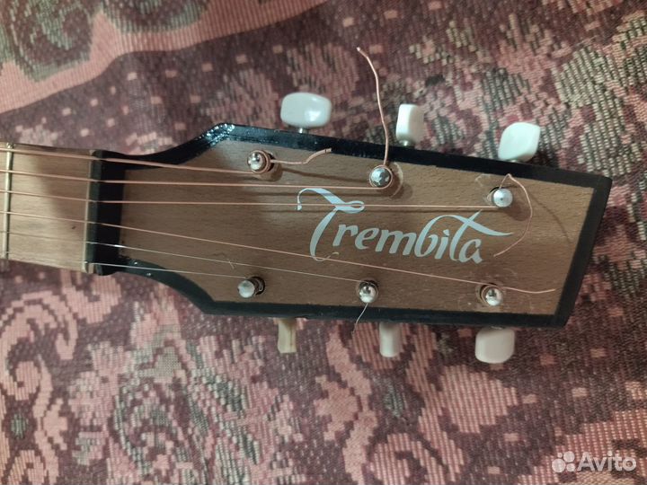 Акустическая гитара 6 струнная бу