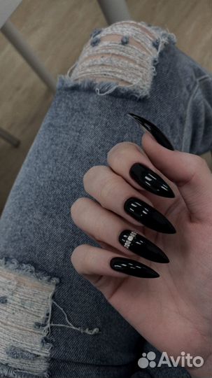 Маникюр наращивание