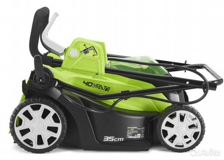 Газонокосилка аккумуляторная Greenworks G40LM35