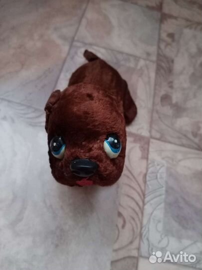 Игрушка заводная собака СССР