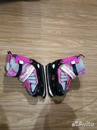 Коньки детские раздвижные 31-34
