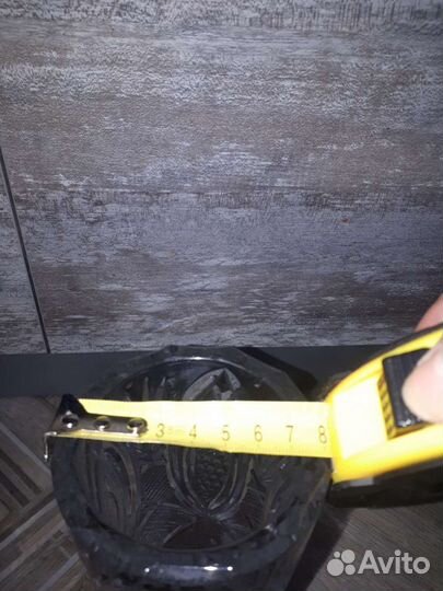 Ваза хрустальная высокая СССР