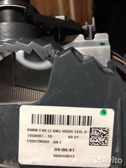 Фонарь крышки багажника x6