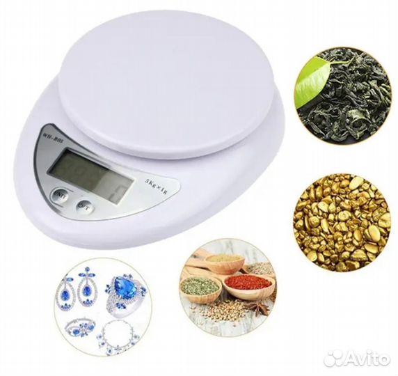Весы кухонные электронные до 5кг